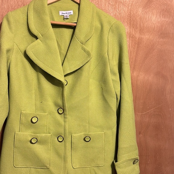 Joan River Lime Green Jacket - Picture 2 of 5